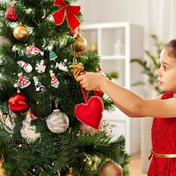 Juletrærpynt Mini Krans Miniatyr Dekorasjon Jul