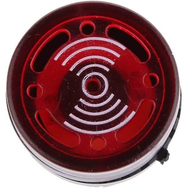 Ac/dc 12v 22mm Rød LED Buzzer Alarm Signal Blinklys Bip Buzzer Advarselslys Monteringshul med Buzzer Til Instruktioner/Advarsel/Crash Signaler