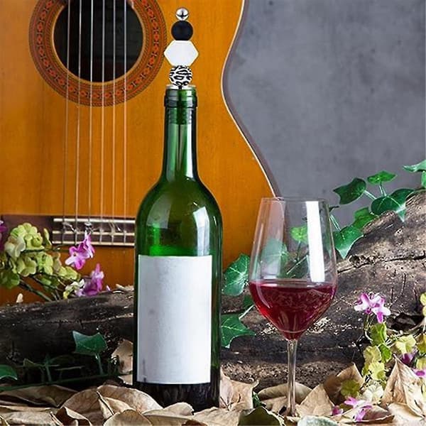 20 stk Perlevinstopper for vinflaskedekorasjon Perlevinstopper Legering Gjenbrukbare Vinstopper
