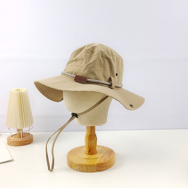 Ocean Outdoor Solhatt med bred brätte (Bergbestigningshatt), Dubbel