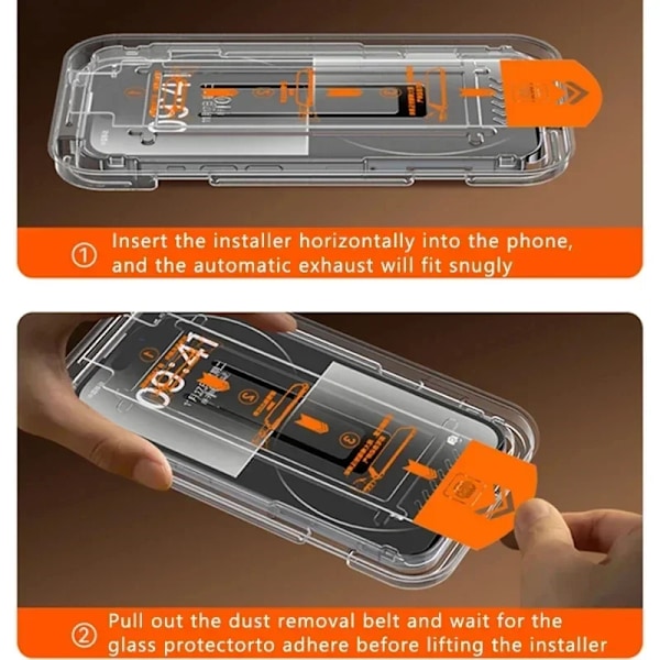 3-pack Oleofobisk Beläggning Dammtät Enkel Installation Skärmskydd för IPhone 13 11 12 14 15 Pro Max Mini XR 16 15 Plus Glas För iPhone XR[qb] For iPhone XR 3 Pieces