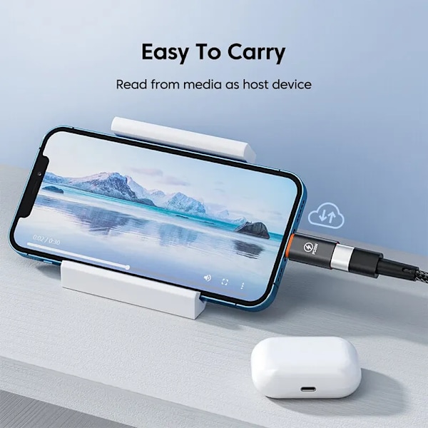 USB C - Lightning-sovitin PD 20W 120W Pikalataus Lightning-uros - Type C -sovitin iPhone IOS:lle USB Type C -muuntimeen 2PCS ios to TypeC