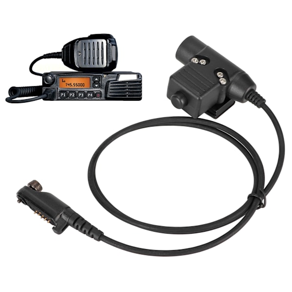 Walkie Talkie Headset Adapter Kompakt Push to Talk Knap Passer til HYT Hytera PD680 X1P PD660 PD600 HYTERA AR 685