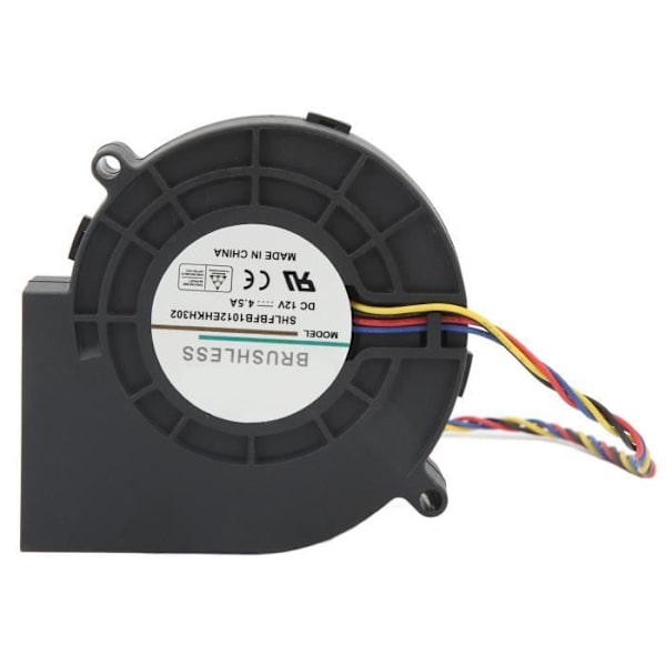 BEL-7590761796944-DC12V 4.5A Dobbelt Kugleleje Køleventilator Centrifugalventilator til 3D-printerudstyr