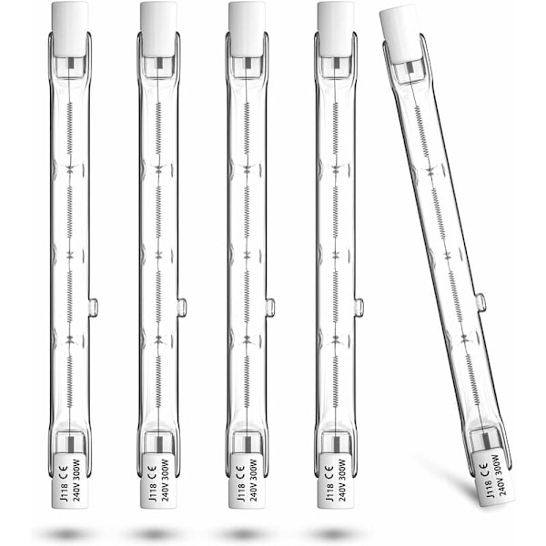 Halogenlampor, 300W dimbar halogenlampa 118mm J118 R7s linjär