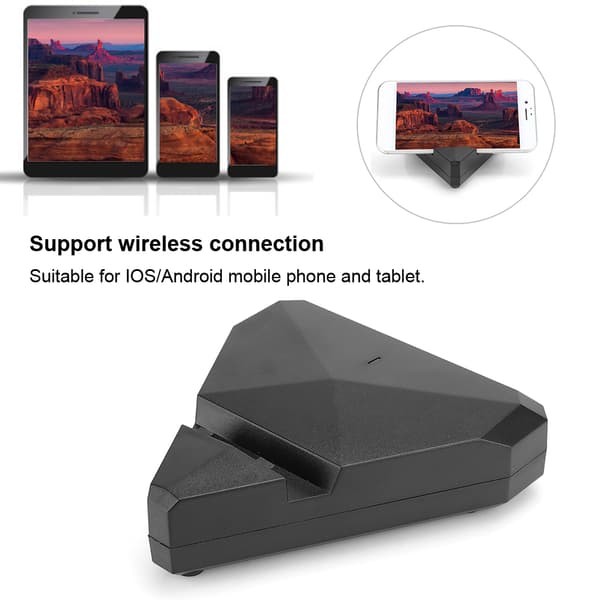 G1 Bluetooth Tastatur Mus Adapter Konverter Gamepad til Android/IOS Mobiltelefon Tablet Sort