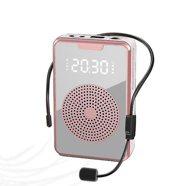 Bärbar röstförstärkare för lärare med mikrofonheadset, laddningsbart högtalare för träning, tou
