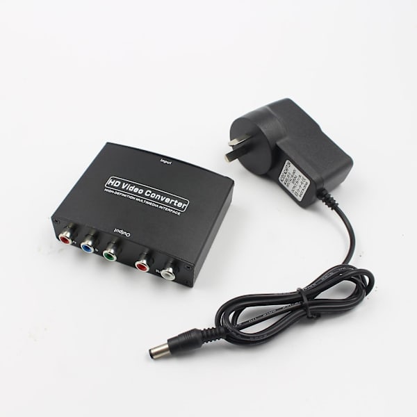 1080P HDMI - YPbPr 5RCA RGB + R/L Video Audio -muunnin