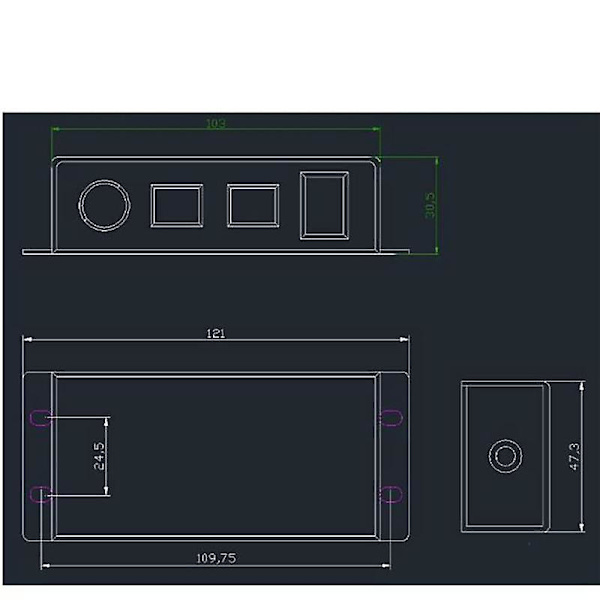 Dc 0-10v Dimmer Switch Serieforbindelse Synkron Controller Drejeknap Til/Fra Til 0/1-10v Dæmpbare LED-drivere El