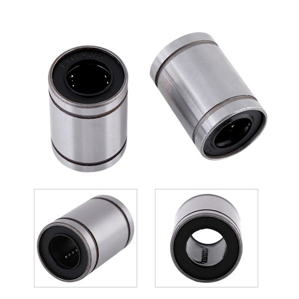 10 stk. LM12UU 12mm Lineær Bevægelses Kugleleje Bøsning til 12mm Stang 3D Printer CNC Dele