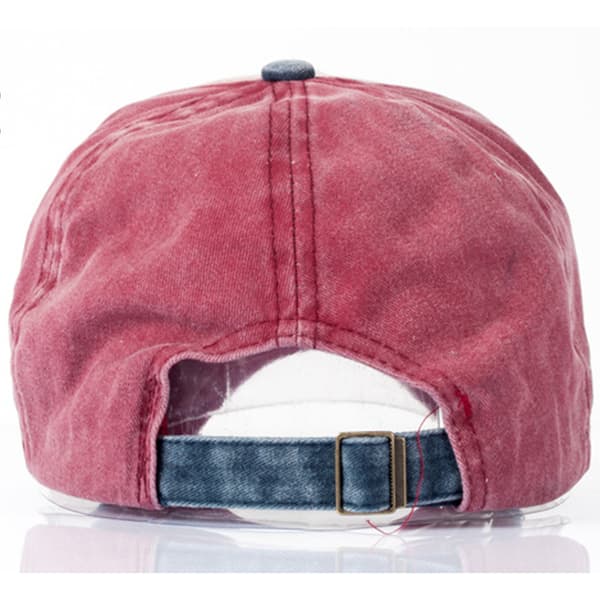 Broderede Justerbare Baseball Caps til Mænd & Kvinder Strapback Caps(qb) Black