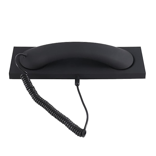 Universell retro telefonmottagare mottagare smartphone samtals headset 3,5 mm fast telefonmikrofon