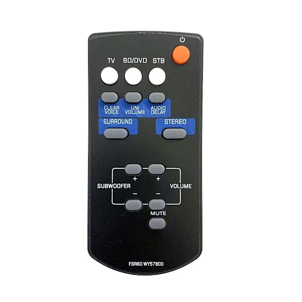 Fsr60 Wy57800 Yas101 Yas101bl Fjernkontroll for Yamaha Lydplanke Ats-1010 Yas-101 Yas-101bl Wy578001 (AM4)