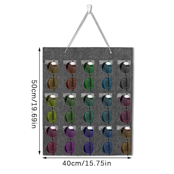 15 Rum Filt Brilleholder Stativ Til Solbriller Briller [qb] Gray