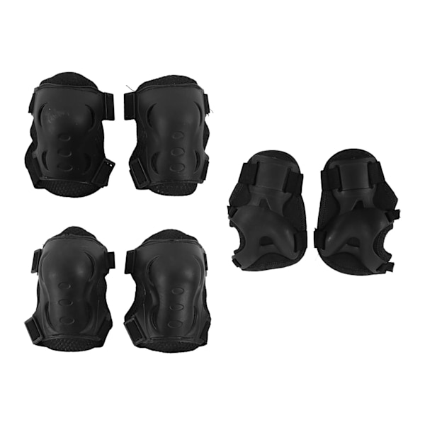 Skyddsutrustning för barn - Skateboard Skydd, Knäskydd, Armbågsskydd, Handledsskydd med Portabel Mesh-väska för Rullskridskoåkning och Sport[qb] 0.3