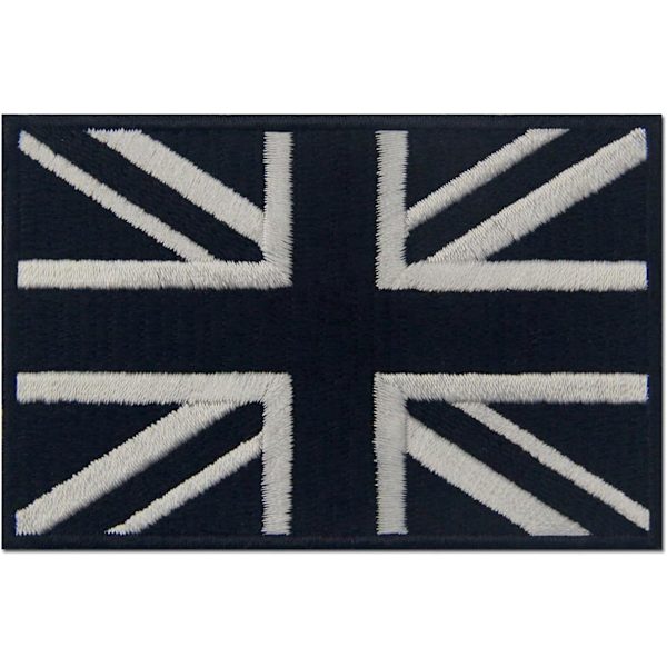 Taktisk britisk hvid sort Union Jack England Flag Storbritannien