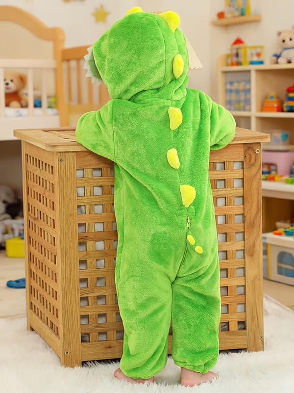 Børne Forår Efterår Romper Bodysuit Fest Ferie Skoleforestilling Udendørs Leg Grass Green 3-6M