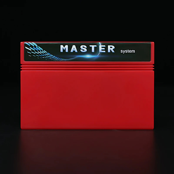 DIY Super 600 i 1 Master System-spilkassette til SEGA Master System-spilkonsol BlackShell Label 2