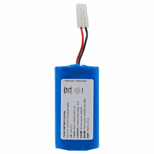 För Xiaomi Mijia G1 14.4V 2500mAh Li-Ion Polymer Batteri Assembly Part (Encode: H18650CH-4S1P-G1) (W
