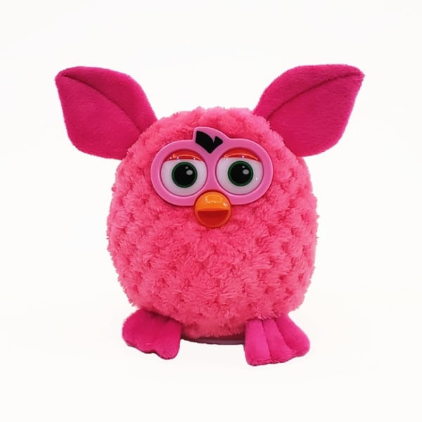 Söta elektriska pratande Furby Elf plyschleksak elektronisk husdjursuggla leksak 15cm 1pc Cherry-WELLNGS