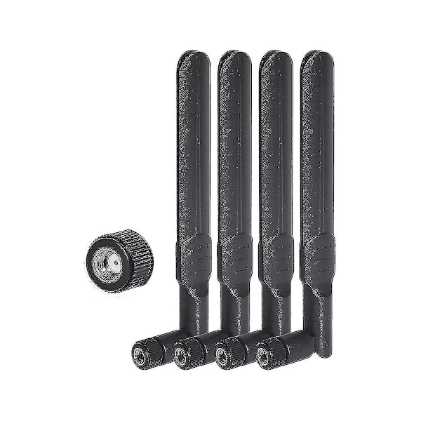 4 stk. Dual Band Wifi-antenne 2.4ghz 5ghz 5.8ghz 8dbi Mimo Rp-sma han-antenne til wifi-router Wirele -z