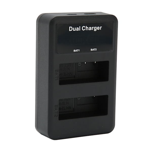 USB-kamerabatterioplader til EN EL14 EN EL14A-batteri til D5300 D3200 D5200 D3400 D5600 D3500 D3300 D3100-kamera