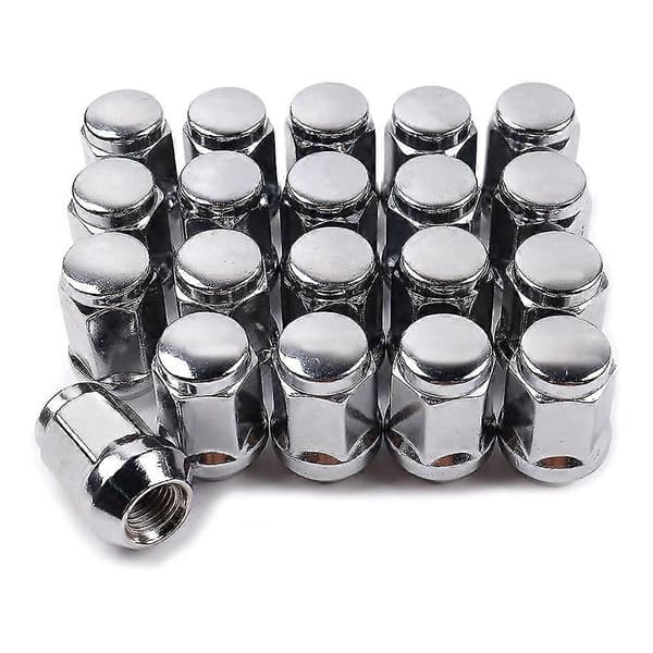 20 st 14X1.5 Hjulmuttrar - 19mm Hjulmutter 35 mm Hög 19 mm Hex Krom Hjulmuttrar, för Chevrolet 1999-2021[TB]