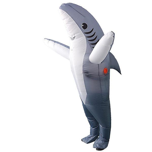 Uppblåsbar Sharkdräkt för Halloween - Vuxen