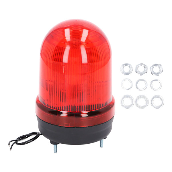 Industrial LED rotating strobe mini-modes adjustable silent emergency lighting for garage workshops 220V