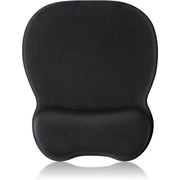 Musmatta med gelhandledsstöd, ergonomisk musmatta storlek L 250x210mm - Tvättbar mikrovågad yta - Halksäker klibbig silikonbotten - för spel
