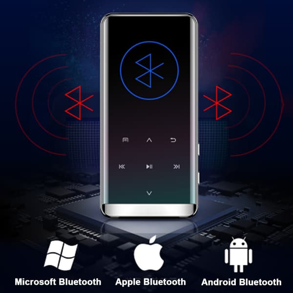 MP3-afspiller med Bluetooth, touch screen MP3-afspiller med højttaler