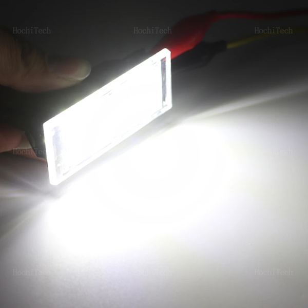 12V LED Nummerplåtslampor Vita LED CANBUS Bil Inga Fel för Renault Megane 3 Clio Laguna 2 Megane 3 Twingo Satis WHITE