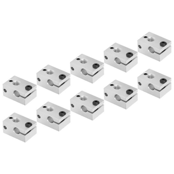 Heat Block Durable Heat Nozzle Accessories Easy To Install 3D Printer Accessories Aluminum Heaters