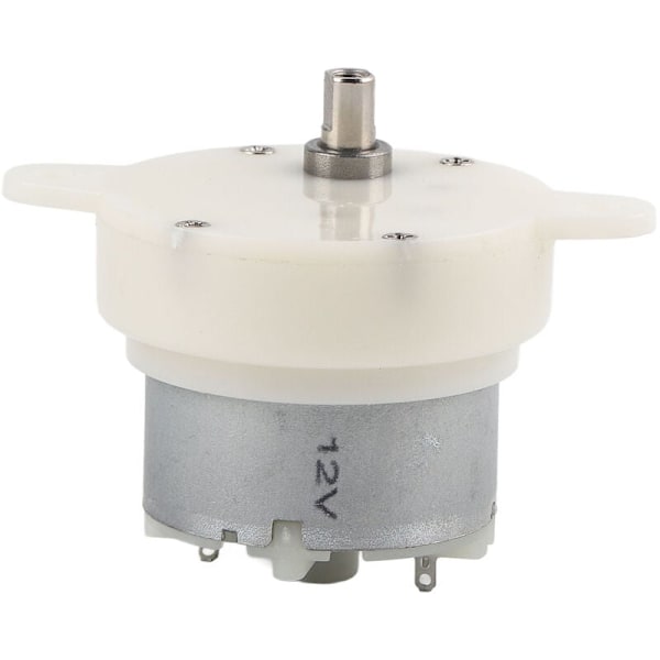 12V 10Rpm DC Miniatyrväxelmotor, Lågvarvig Elmotor med Terminal Mute Gear Rotation, Hög Prestanda och Hållbar