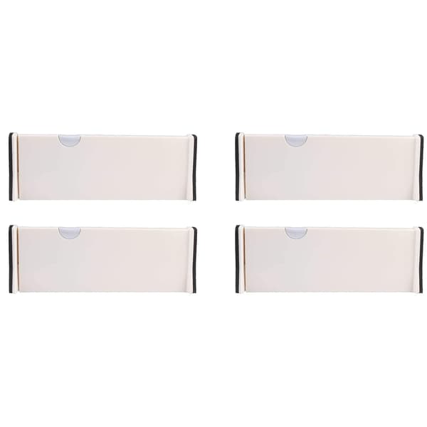 Set med 4 justerbara lådindelare Organizer Separators -