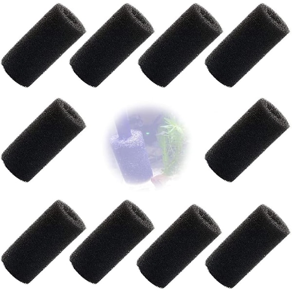 10 stk. Forfilter Svamper til Akvarium, 80*20 mm, Biokjemisk F
