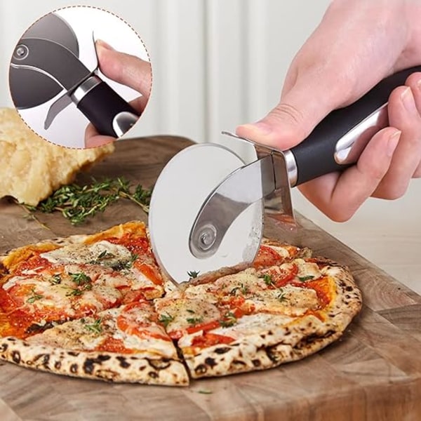 Professionell pizzaskärare, pizzaskärare i rostfritt stål