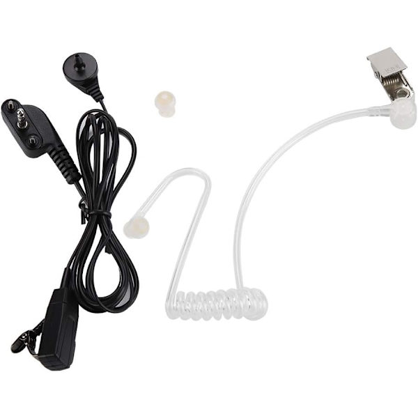 Walkie Talkie -kuuloke mikrofonilla PTT, 3,5 mm Air Wire Walkie-Talkie In-Ear Acoustic