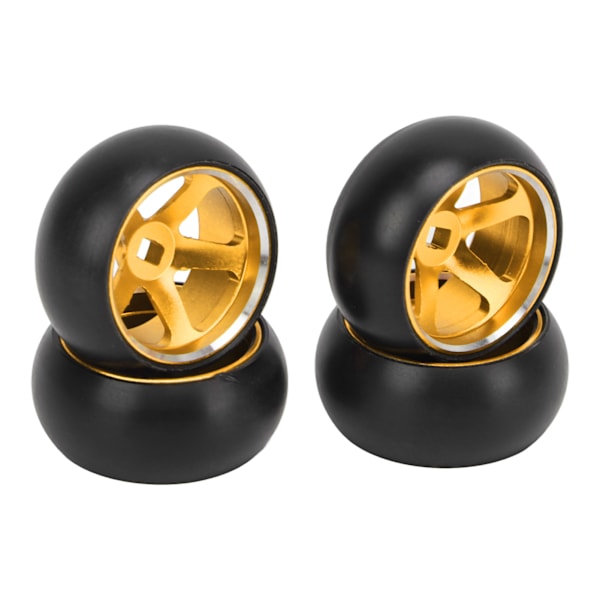 YO 4 st RC-bildäck och fälgar för Wltoys K989 K969 P939 284131 1/28 Fjärrkontrollbil Guld