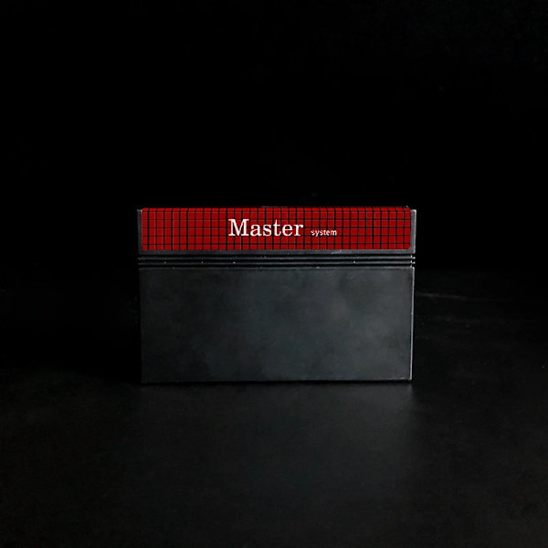 DIY Super 600 i 1 Master System-spilkassette til SEGA Master System-spilkonsol BlackShell Label 2