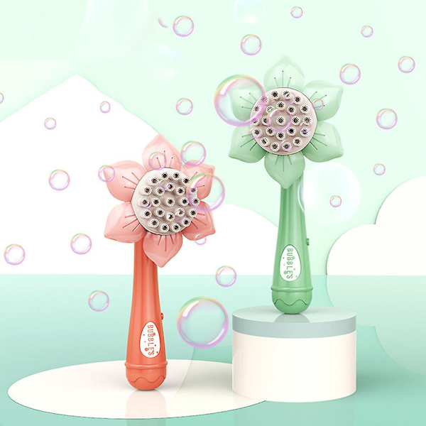 23 hål elektrisk bubbelpistol solrosduschform Gatlin bubbelmaskin barnleksak Ed Ed Color Box