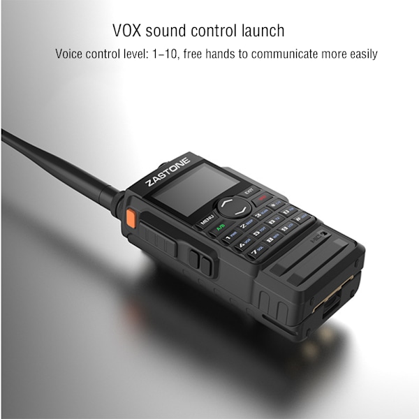 Direktemeldings M7 håndholdt radio to-segment UHFVHF