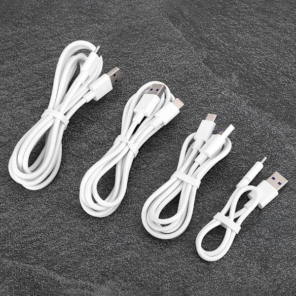 4-pack Type C supersnabb 5A USB-datakabel laddningskabel snabbladdningskablar