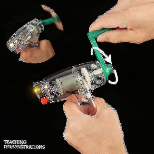 Håndsveivgenerator for barn 6.3v 0.2a Elektrisk generator Strøm Mekanisk Dynamo