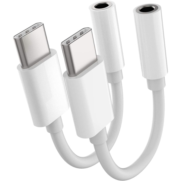 2pack, USB C to 3.5 mm adapter for headphone jack