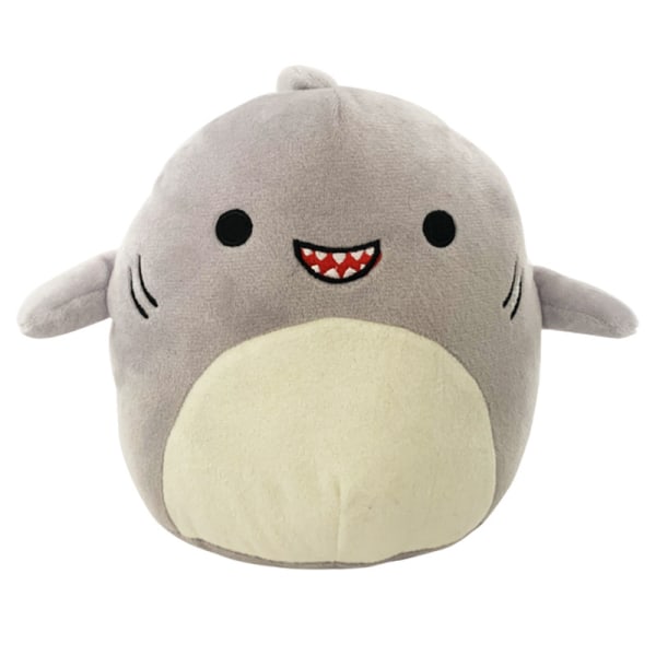 Squishmallow plysjleketøy 20CM hai grå