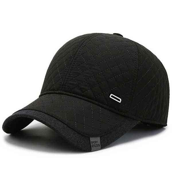 PCS Mellem-aldrende kasket med vindtætte øreflapper SORT&GRÅ - Perfekt black&grey