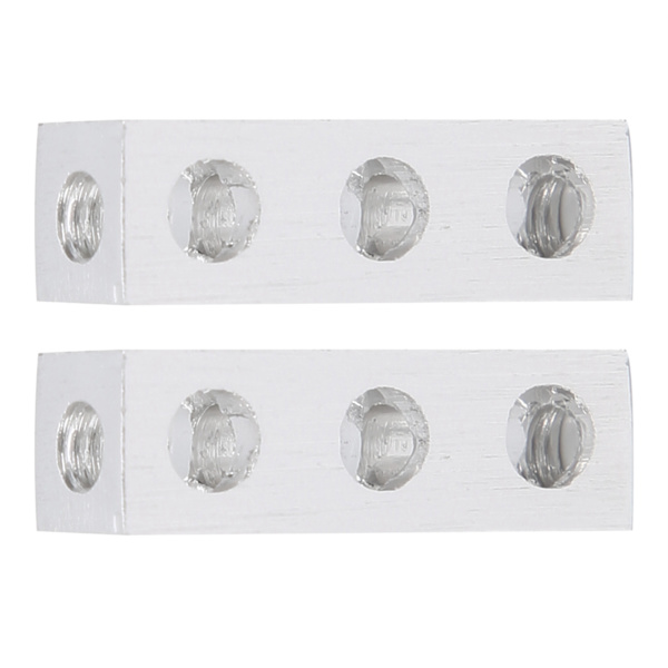 2 kpl 3-reikäinen neliöputki 3106-0003-0024 8 x 24mm robotin osatarvikkeet