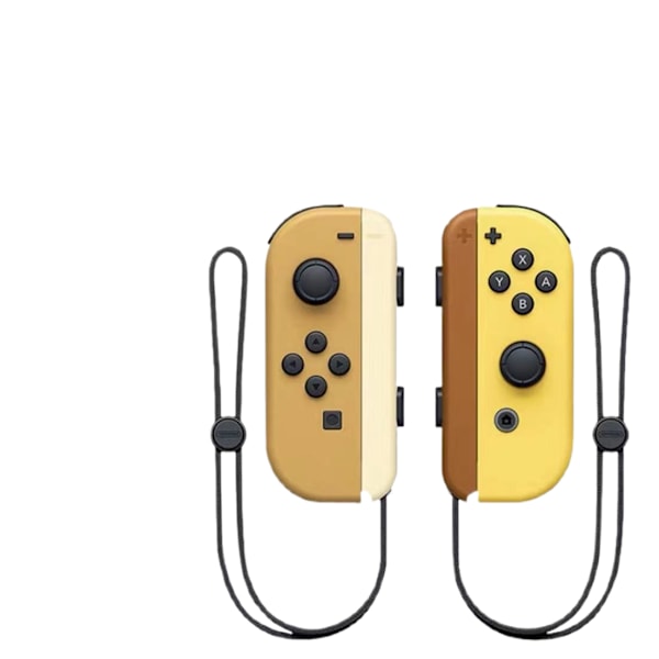 Nintendo Switch -ohjain Joycon langaton Bluetooth-peliohjain etäherätyksellä lumella Brown yellow