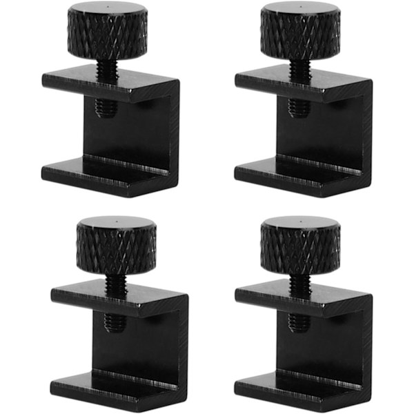 4 stk. justerbare 3D-printer glasclips til End 3 Pro